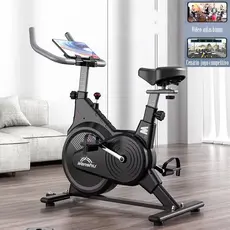 Bicicleta Fitness Ergométrica e Silenciosa - Bike Spinning para Apartamento Apoiar 150kg