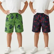 Kit 2 Shorts Infantil Menino Personagens 2 ao 10 Anos Envio Sortido Shorts Infantil Menino