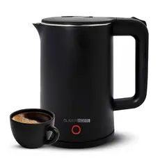 Chaleira Elétrica Térmica Modern 1.5 L preta e branca 110V/220v OliverHome