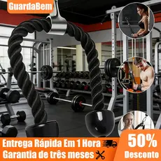 Puxador Tríceps Corda Crossover Profissional Preto Puxador Corda Biceps Triceps Academia