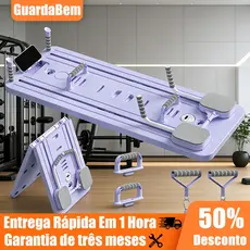 Prancha Para Pilates e Abdominal Multifuncional 9 em 1 Treino Completo Dobrável