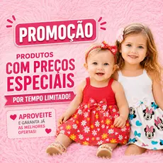 Vestido Infantil Bebê Laço 1 a 3 anos