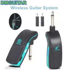 Sistema De Guitarra Sem Fio De 2.4 Ghz Receptor Transmissor De Áudio Recarregável Para Baixo Elétrica