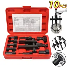Extrator prático de rolamento de motocicleta com 10 peças