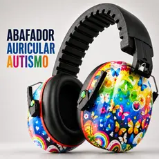 Abafador Auditivo para Autismo Adulto TDAH Confortável Sensorial Colorido