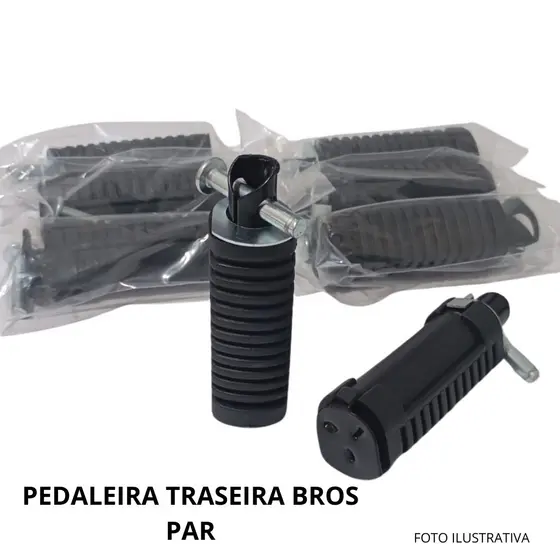 PEDALEIRA TRASEIRA ESQUERDA DIREITA HONDA NXR BROS 125 150 160 XRE190