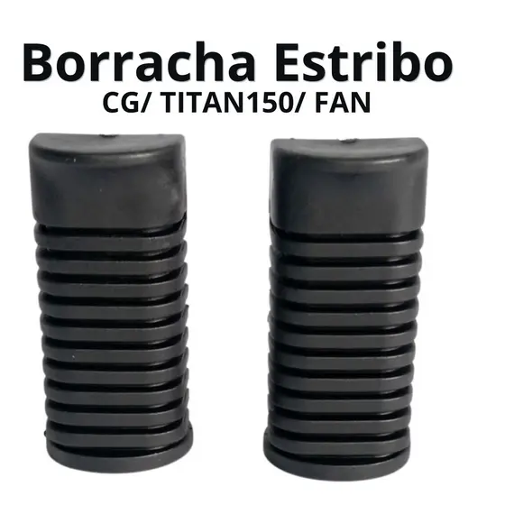 Borracha Estribo dianteira CG/Titan150/Fan/Ks Par