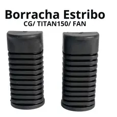 Borracha Estribo dianteira CG/Titan150/Fan/Ks Par