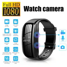 Mini Relógio De Câmera Com Função De Áudio E Gravação De Vídeo De Alta Definição 1080P , Uma Pulseira De Redução De Ruíd