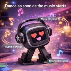 AI Chatbot Robot – Companion Interativo Inteligente , Display Emoji , Canto E Dança , Assistente Personalizado , Present
