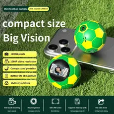2026 Câmera Em Forma De Futebol Presente Acessório CCD Estudante Campus Digital De Alta Definição 1080p Gravação De Víde