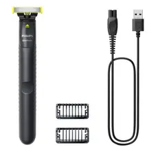 Aparador de Pelos Philips OneBlade QP 1424/10    | Barba, Bigode e Corpo | 2 Pentes + À Prova d’Água