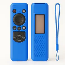 Case Capa de Proteção Silicone Azul Royal Controle Remoto Smart TV Contra Quedas e Arranhões