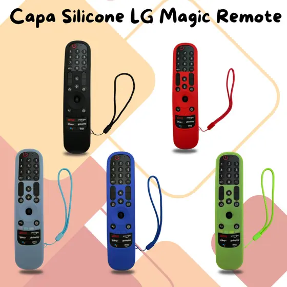 Capas de Silicone para Controle LG Magic Remote – Proteção Completa e Antiderrapante Varias Cores