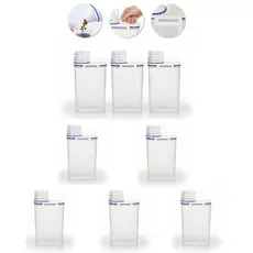 Kit Organizador 8 Potes Herméticos 2,5L com Tampa de Vedação Multiuso
