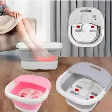 Hidromassageador Banheira Bacia De Pés Portatíl Spá Dos Pés Com Massagem E Aquecedor Automático