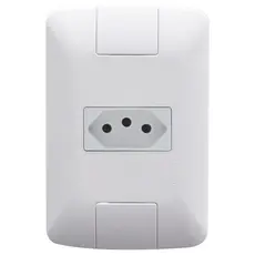 Conjunto 4x2 1 Tomada 2P+T Tramontina Aria (10A) 250V Branco