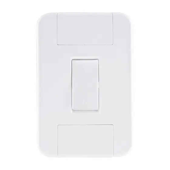 CONJUNTO 4X2 COM 1 INTERRUPTOR BIPOLAR SIMPLES 10A 250V TABLET BRANCO TRAMONTINA