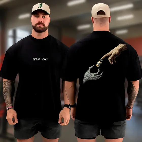 Camiseta Oversized Treino Academia Maromba Trembolona Fitness Gym 100% Algodão Estilo Gringo