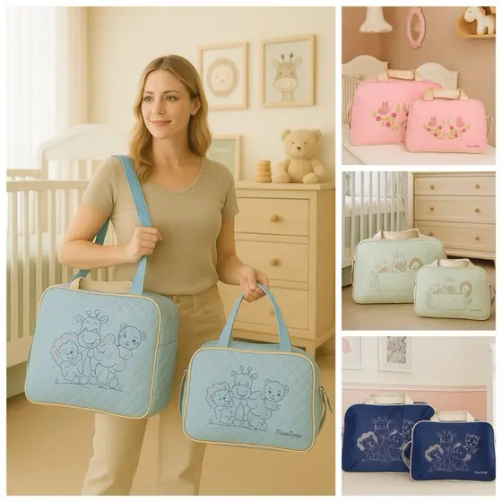 Bolsa Maternidade grande na promoção kit saída do bebe
