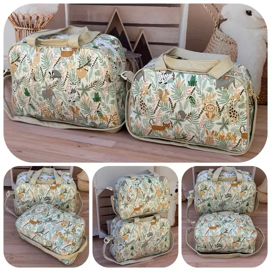 Bolsa Maternidade Girafa Zebrinha Para Bebe Bolsa fraldas Mamãe e Bebê Passeio