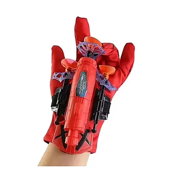 Luva Lançadora Homem Aranha Infantil Menino Spider Man Disparo Dardo Atirador Vingadores