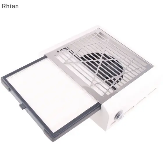 [Rhian] Filtro Coletor De Pó De Pregos De 40W Manicure Tela De Sucção De Placa COD