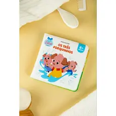 Livro de Banho Infantil | Os Três Porquinhos | Brincadeira | Histórias | 6m+