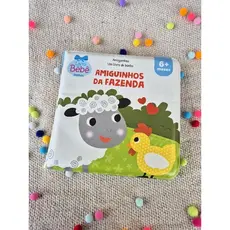 Livro de Banho Infantil | Amiguinhos da Fazenda | Brincadeira | Histórias | 6m+