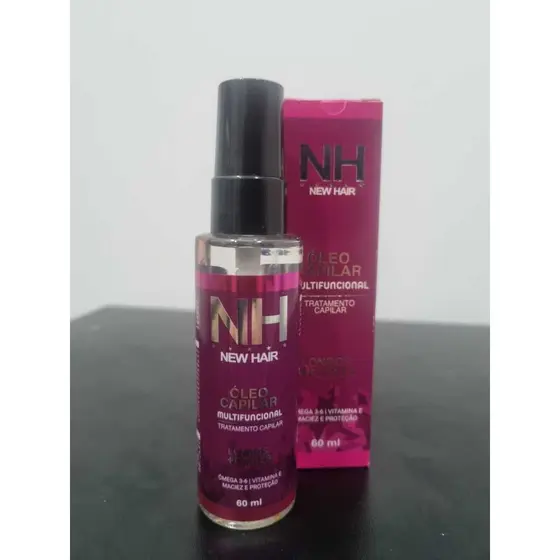 Óleo Capilar Multifuncional NH New Hair 60ml – Crescimento, Brilho e Proteção Total