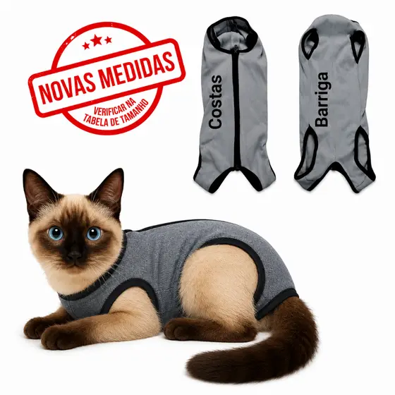 Macacão Pós Cirurgico Pet - Para Gatos