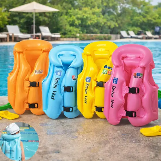 Boia Infantil Colete Inflável Ajustável P M G Segurança Piscina Praia