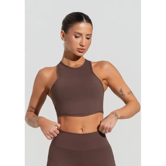 CROPPED FITNESS FEMININO COM CAVA AMERICANA SOUL DLK