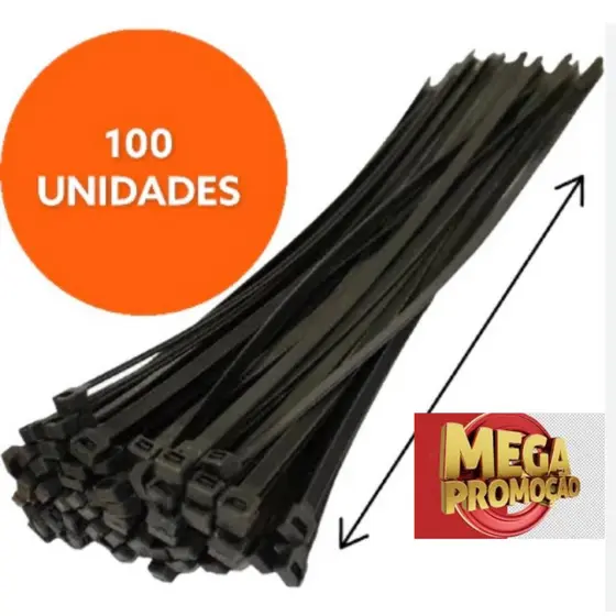 Abraçadeira Enforca Gato de Nylon  - 100 Unidades