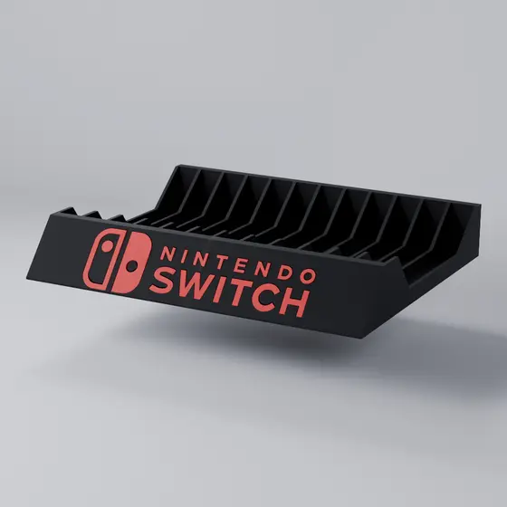 Suporte Organizador de Jogos para Nintendo Switch - Preto