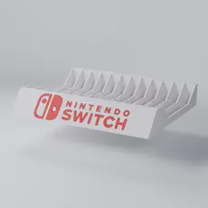 Suporte Organizador de Jogos para Nintendo Switch - Branco