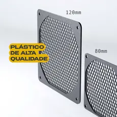 Kit 3 Grades para Fan / Cooler de 80, 92, 120 ou 140mm - Várias Cores para o Setup - Estilo Colméia