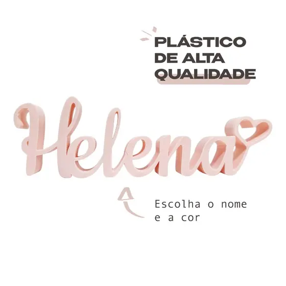 Letreiro Decorativo com Nome Personalizado para Chá de Bebê, Aniversário, Decoração para Quarto - Várias Cores