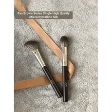 Cici Pincel de maquiagem Mystery Brown Series Pincel de pó solto Pincel de Blush Pincel de sombra macio e delicado