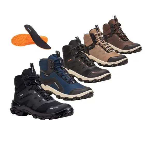 Bota De Segurança Estival Trabalho Confortável Varios Modelos Original Em Microfibra CA 47843 Com Palmilha Pu