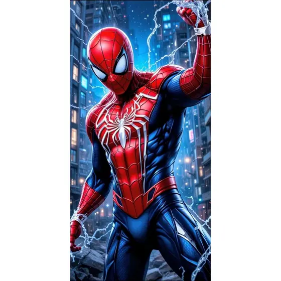 Kit 10 Toalhinhas De Mão Lavabo Escolar Lembrancinha Aniversário HOMEM ARANHA - SPIDERMAN Lembrança