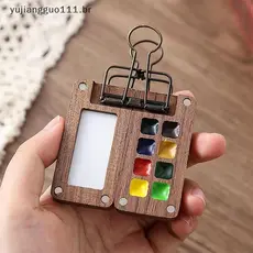 # Novo Mini Kit Aquarela , Conjunto De Artista De Bolso , Conjuntos De Tinta Para Viagem Com Tintas De 24 Cores .