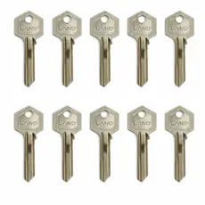Kits 10 Chaves Yale Tub N°0481 Land Cadeados E Fechaduras