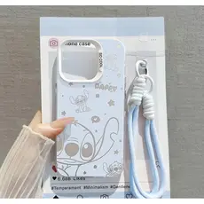 Capinha Capa Para Samsung A16 A54 A16 A34 A23 A05 A55 A35 S20 21 22 23 24 S25 FE Ultra M23 34 Stitch anti-impacto