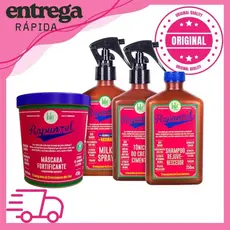 Kit Lola Rapunzel Linha de Crescimento Shampoo + Máscara + Tonico +  Milk