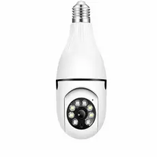Câmera de Segurança Bocal de Lâmpada WiFi 360° Fácil Instalação Sem Fio Full HD App e Visão Noturna