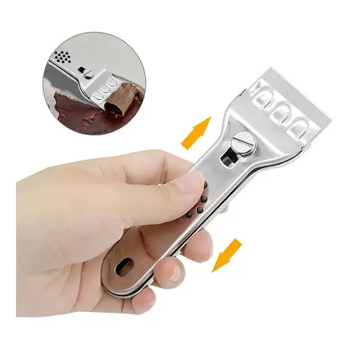 Kit Ratinho Metal Raspador Insulfilm Limpa Vidros +5 Lâminas