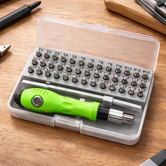 Kit 32 Ferramentas Chave De Fenda De Precisão Multifuncional