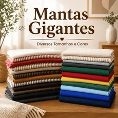 Manta Para Sofá 4,00M x 1,80M / 3,00M x 1,80 / 2,40 x 1,80 / 2,10 x 1,20 King Luxuosa Gigante Decora