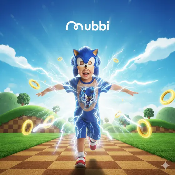 Fantasia Infantil com Máscara Sonic – Envio Imediato